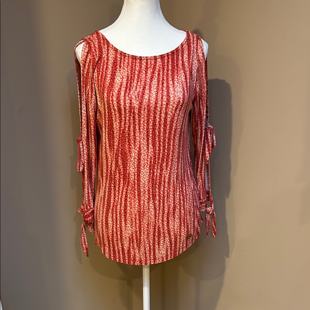MICHAEL Michael Kors Red Patterned Blouse